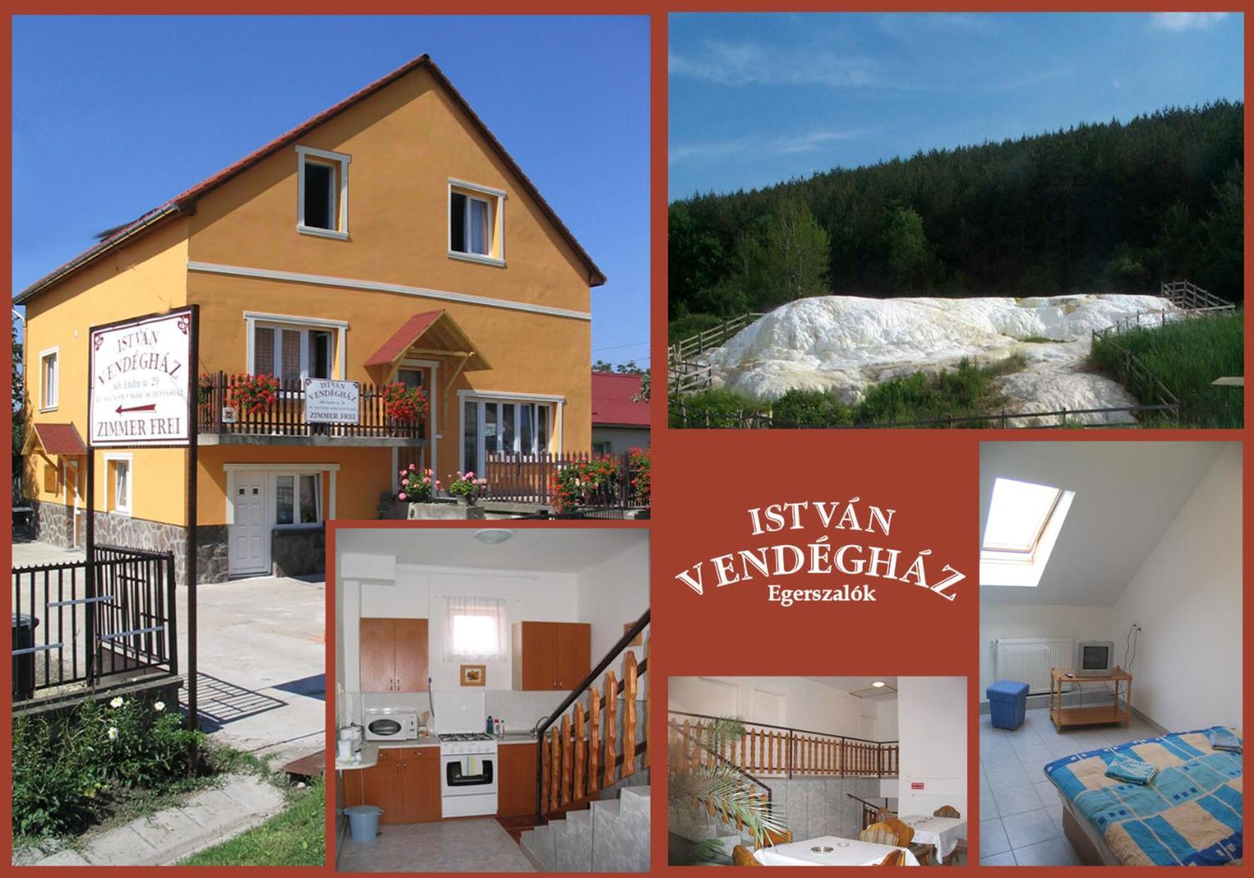 Istvan Vendeghaz Hotel Egerszalók Buitenkant foto